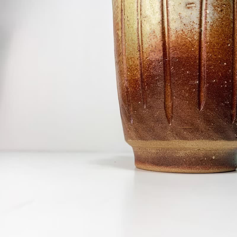 奶蜜色手作手沖濾杯組 新彩燒 柴燒手作 陶藝作品 | 咖啡杯 禮物