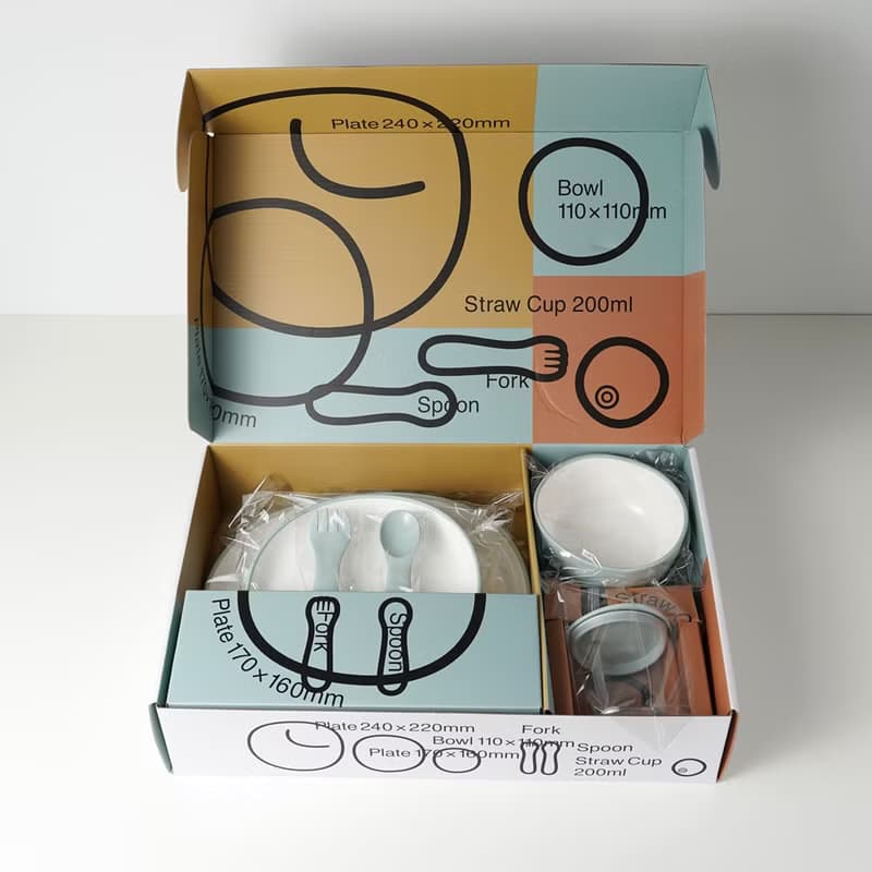 日本KINTO BONBO吸管杯餐盤碗6件組 / 共3色