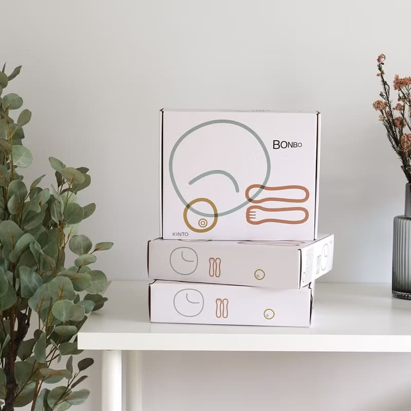 日本KINTO BONBO吸管杯餐盤碗6件組 / 共3色