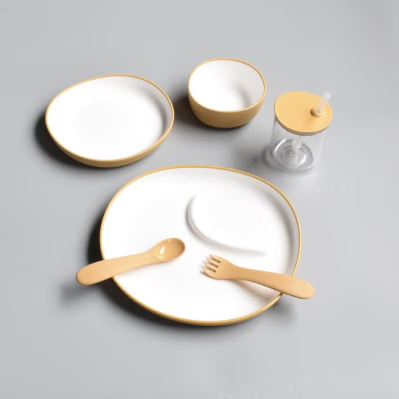 日本KINTO BONBO吸管杯餐盤碗6件組 / 共3色