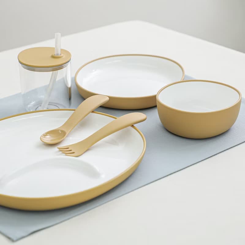 日本KINTO BONBO吸管杯餐盤碗6件組 / 共3色