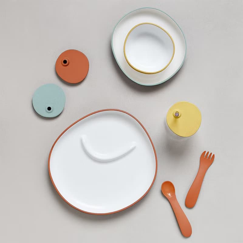 日本KINTO BONBO吸管杯餐盤碗6件組 / 共3色