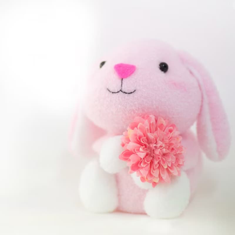 【獨家手作】甜蜜雪綿兔 手縫 兔子 DIY手作材料 單入聖誕禮物