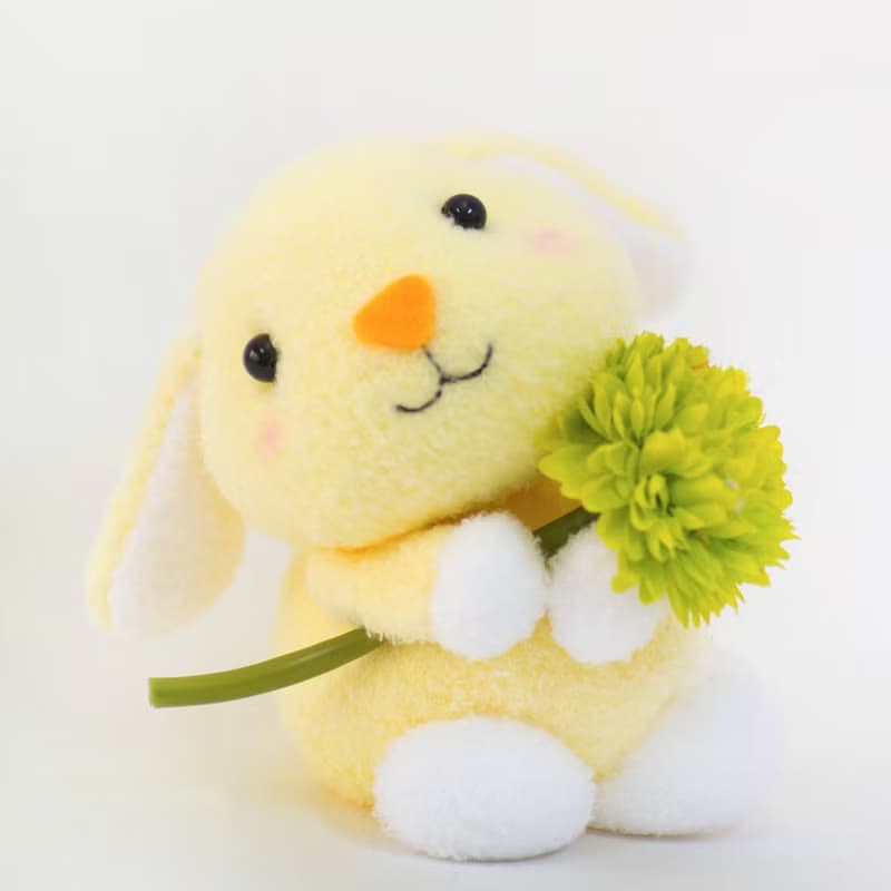 【獨家手作】甜蜜雪綿兔 手縫 兔子 DIY手作材料 單入聖誕禮物