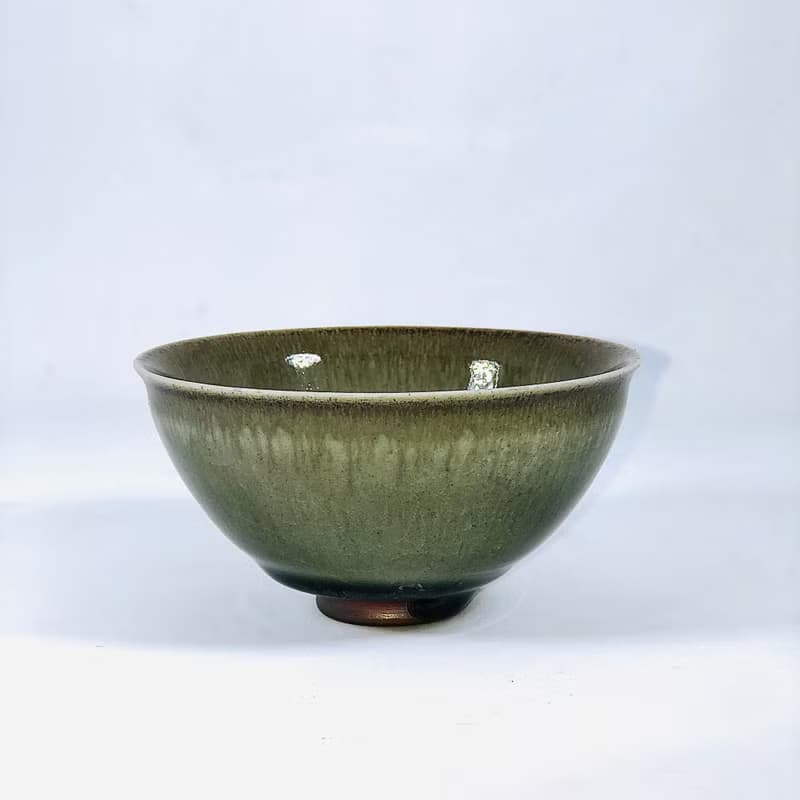手作柴燒龍泉青瓷茶碗LONG008