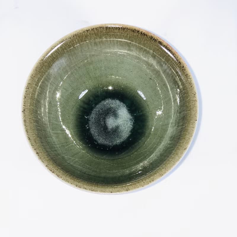 手作柴燒龍泉青瓷茶碗LONG008