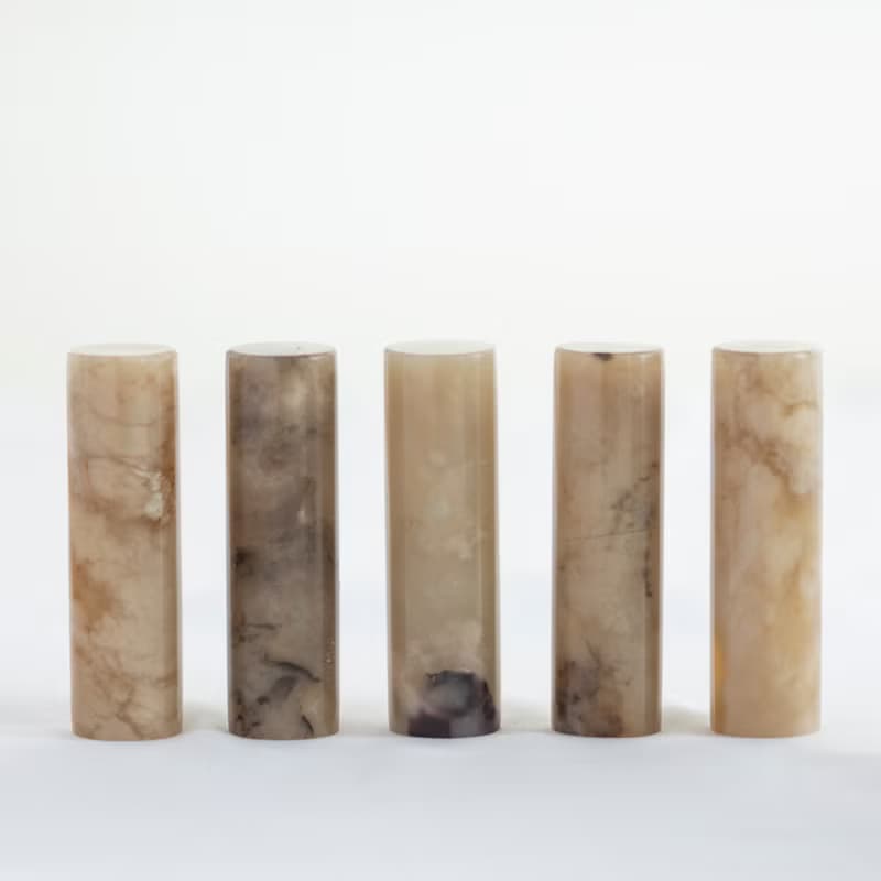 刻在你心底的名字 / 寶泥齋純手作印鑑章 - 伊犁石圓章