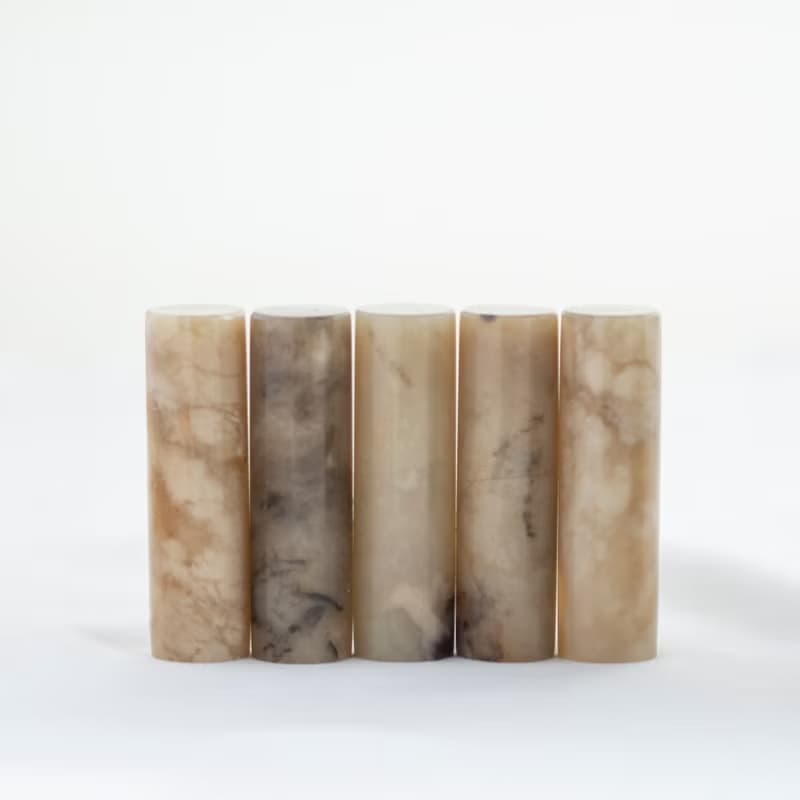 刻在你心底的名字 / 寶泥齋純手作印鑑章 - 伊犁石圓章