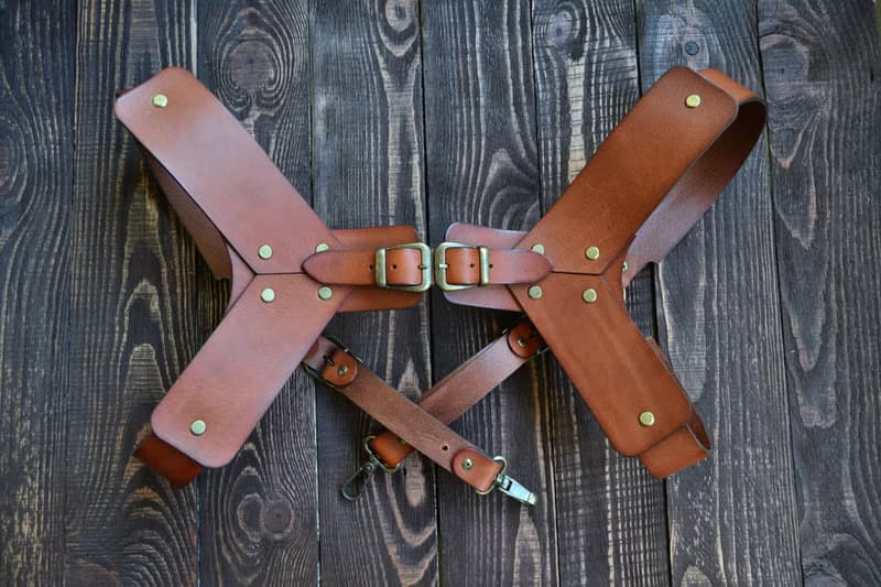 Leather handmade suspenders for mens, Handmade Suspenders, Braces, Wedding Groom