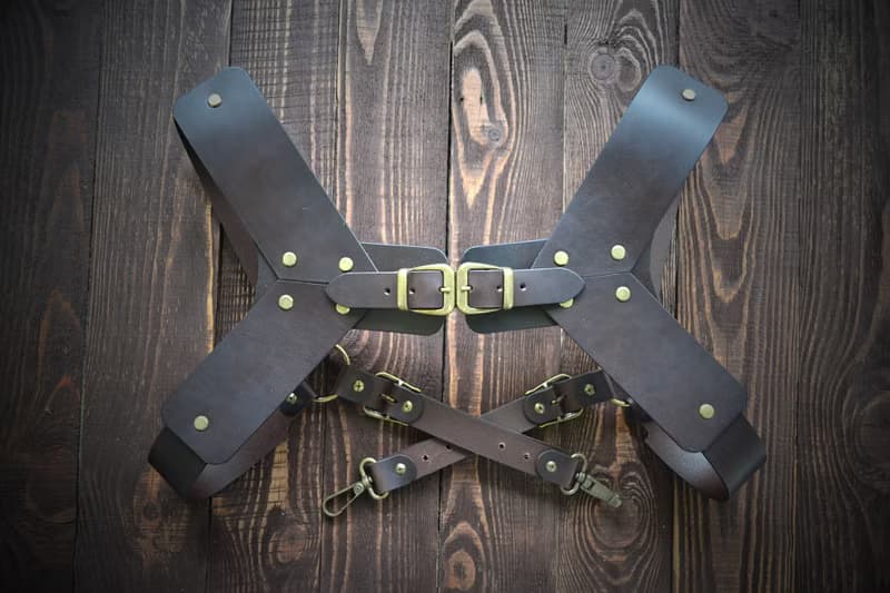 Leather handmade suspenders for mens, Handmade Suspenders, Braces, Wedding Groom