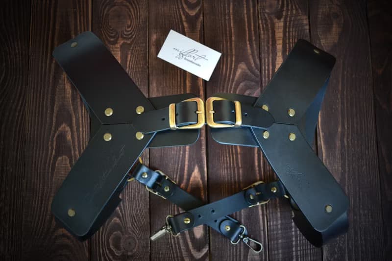 Leather handmade suspenders for mens, Handmade Suspenders, Braces, Wedding Groom