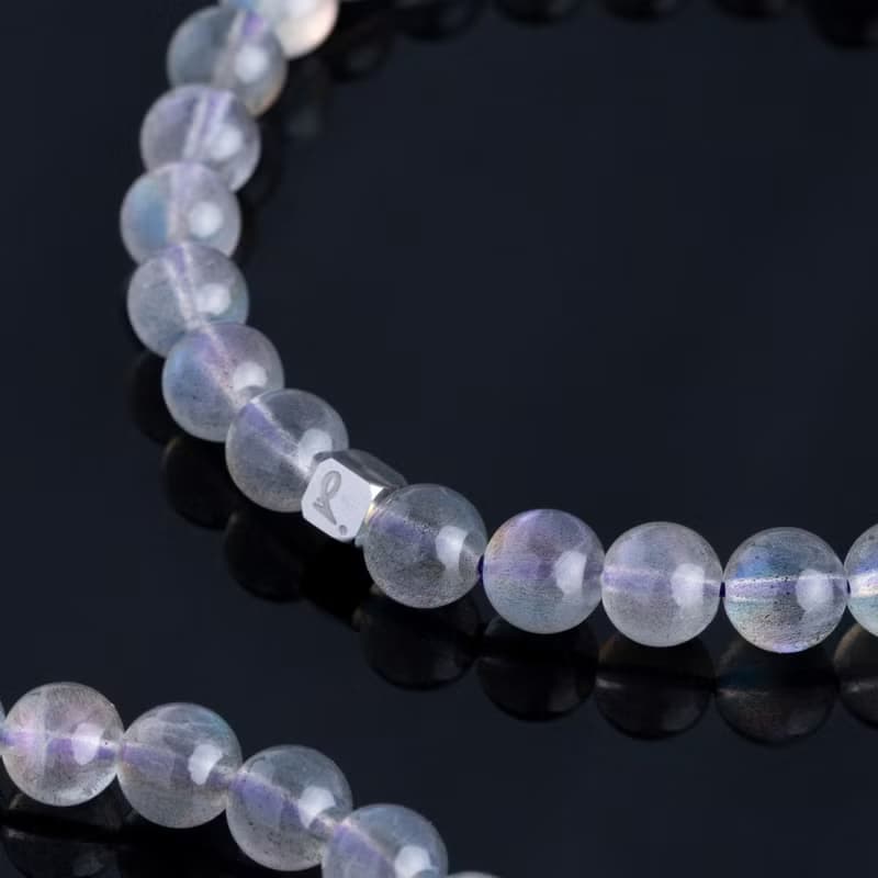 紫光彩虹拉長石 | 天然能量手串 | 6-7mm