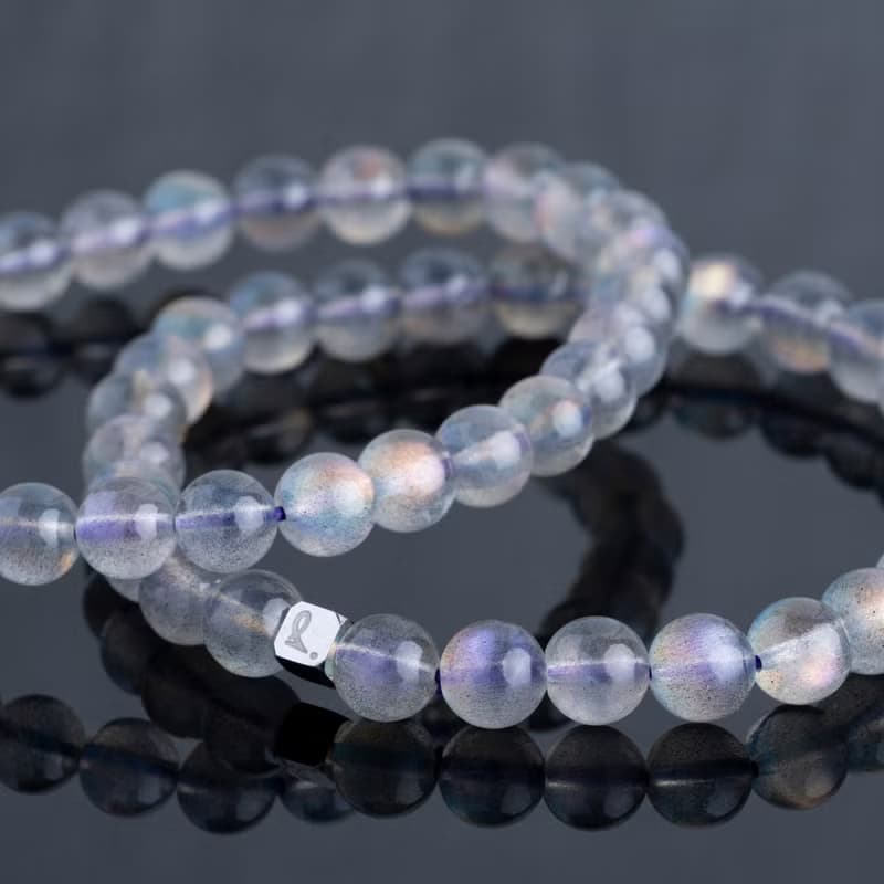 紫光彩虹拉長石 | 天然能量手串 | 6-7mm