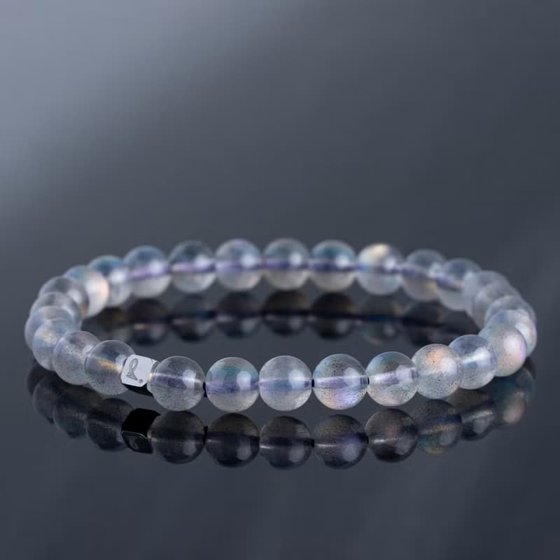 紫光彩虹拉長石 | 天然能量手串 | 6-7mm