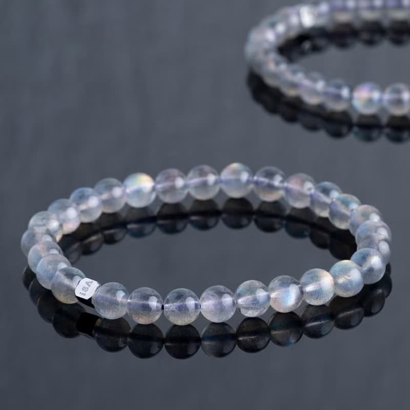 紫光彩虹拉長石 | 天然能量手串 | 6-7mm