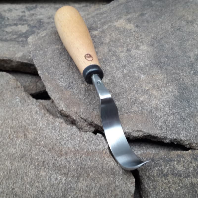 Spoon carving tool. Hand forging hook.