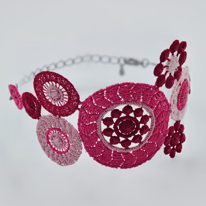 普普風格刺繡手鍊 禮物