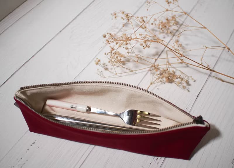 日常系列餐具袋/筷套/限量手工包/小蘋果/現貨供應中