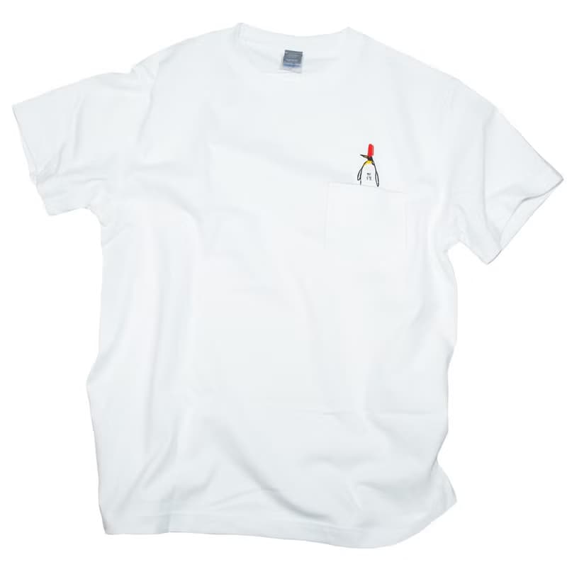父の日のギフトに。ペンペン 刺しゅう ポケット Tシャツ　ユニセックスS〜XLサイズ　Tcollector