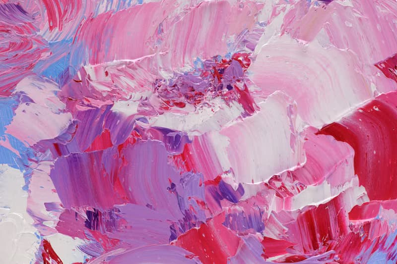 Pink Peony Oil Painting Abstract Flower Original Art Impasto Wall Art Floral Art