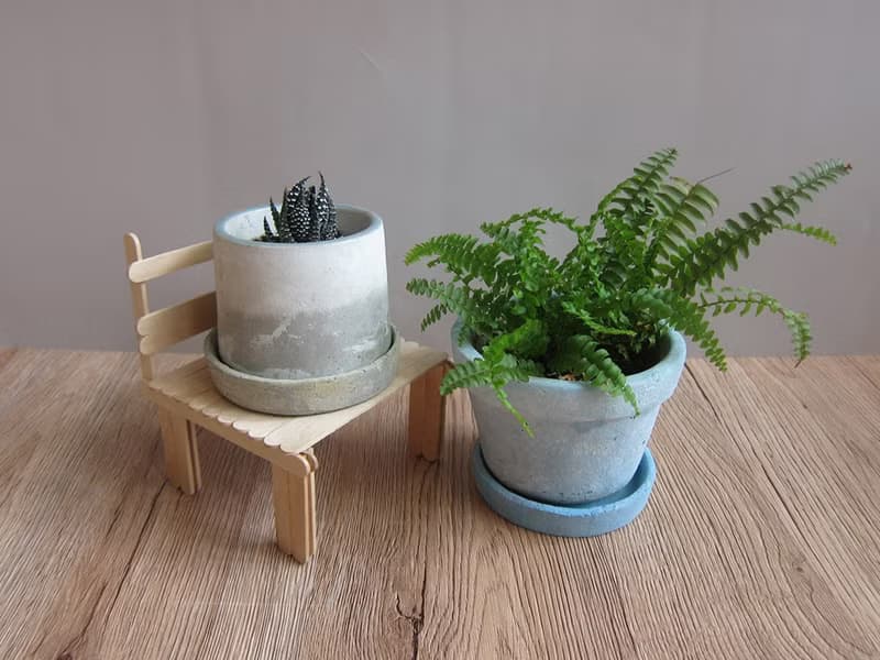 【現貨】植香系列-藍河水泥盆器(S)