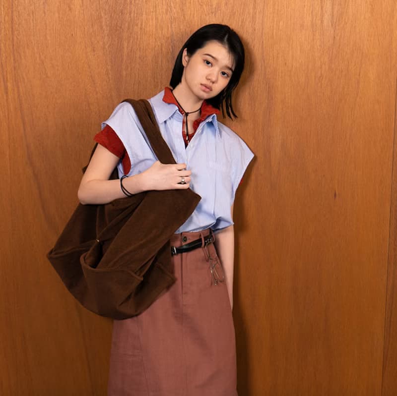 REDO 格紋口袋折疊Polo襯衫