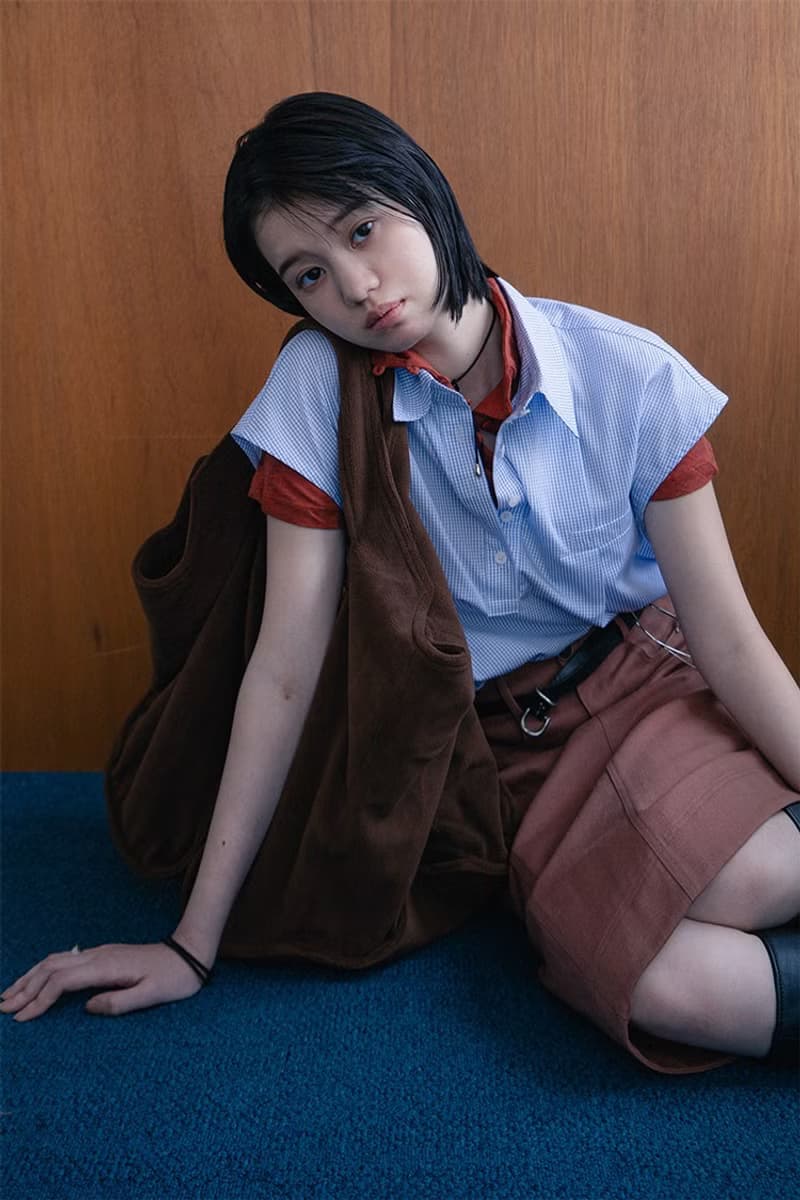 REDO 格紋口袋折疊Polo襯衫