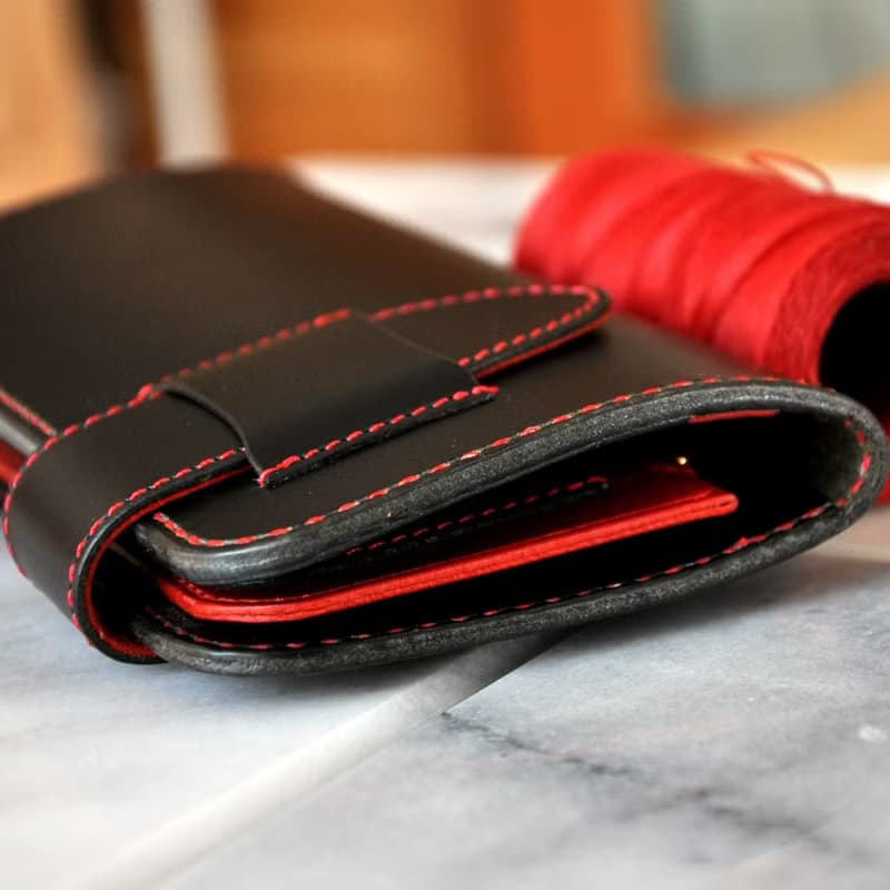 シンプルな長財布A　No.1　ブッテーロ