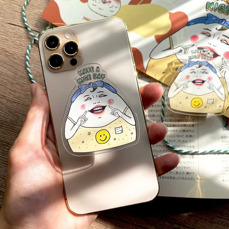 Have a nice day 造型手機支架
