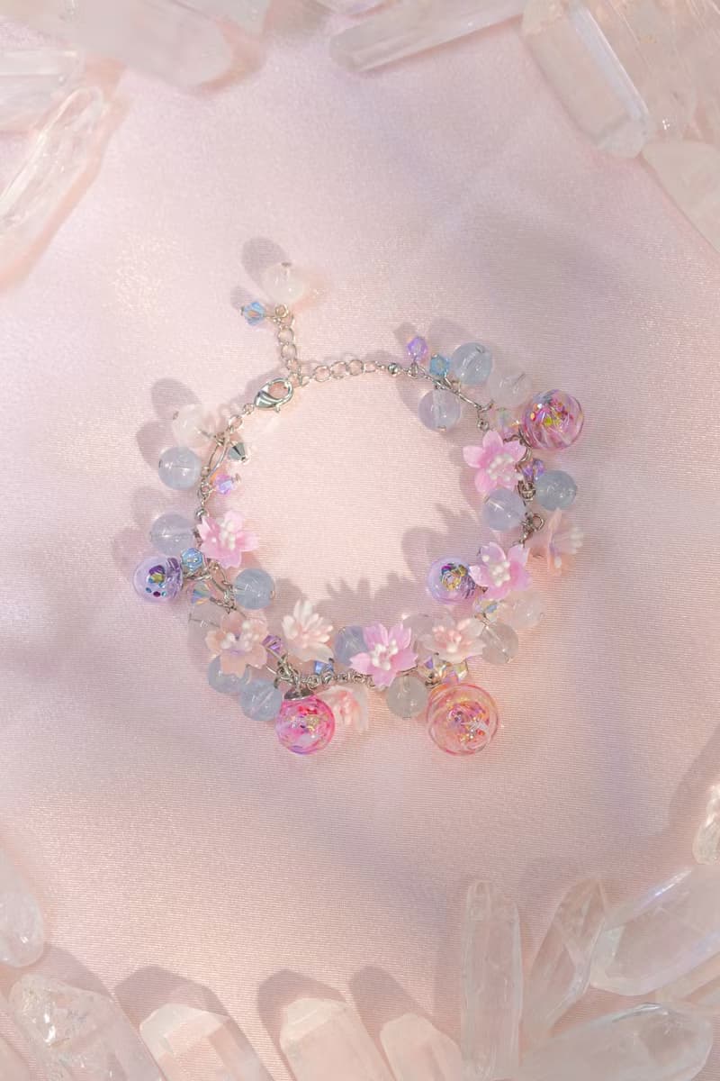 櫻醉月亮石泡泡浴手鏈