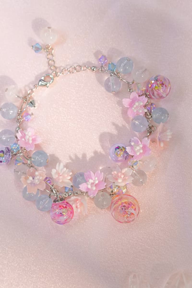 櫻醉月亮石泡泡浴手鏈