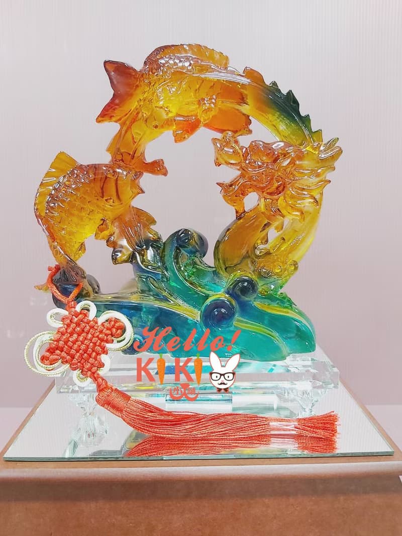 琉璃 躍龍門 升遷禮物 退休禮物 開幕送禮 喬遷禮品 新婚送禮