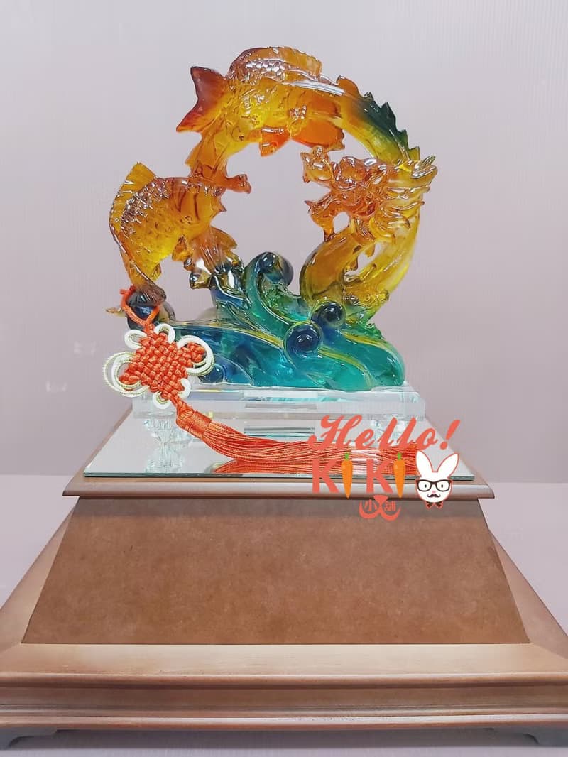 琉璃 躍龍門 升遷禮物 退休禮物 開幕送禮 喬遷禮品 新婚送禮