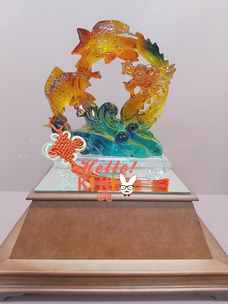 琉璃 躍龍門 升遷禮物 退休禮物 開幕送禮 喬遷禮品 新婚送禮