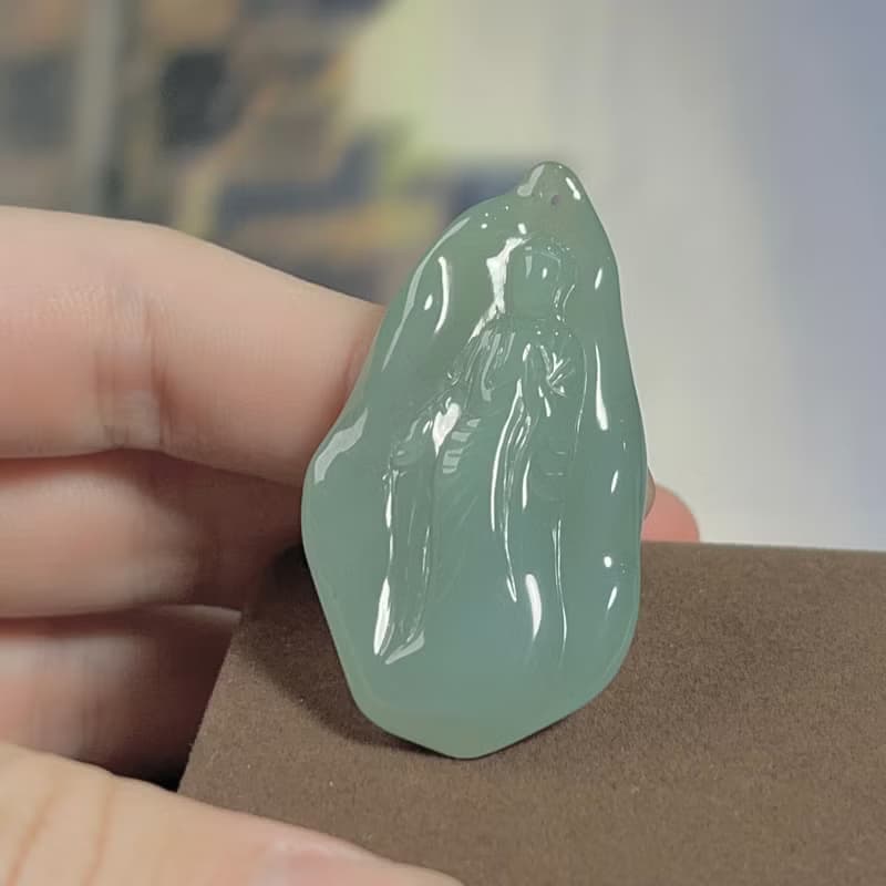 冰種翡翠無相佛 | 天然緬甸A貨翡翠 | 送禮