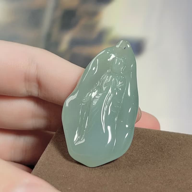 冰種翡翠無相佛 | 天然緬甸A貨翡翠 | 送禮