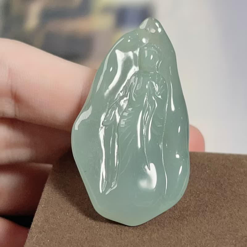 冰種翡翠無相佛 | 天然緬甸A貨翡翠 | 送禮