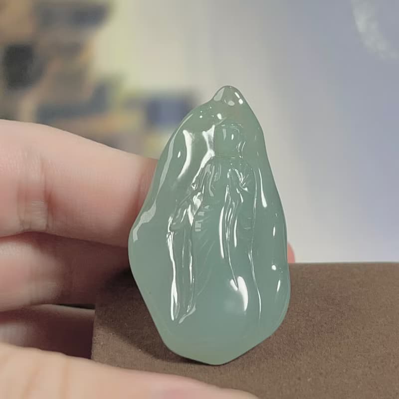 冰種翡翠無相佛 | 天然緬甸A貨翡翠 | 送禮