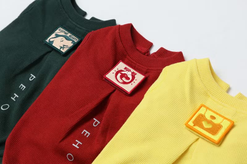【PEHOM】 寵物服飾 | 貓狗 華夫格刺繡貼T恤 - 黃色