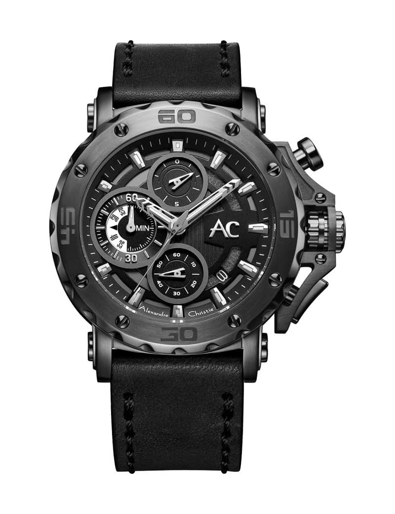 【AC手錶】人氣暢銷9205MCLEPBA-鋼鐵黑
