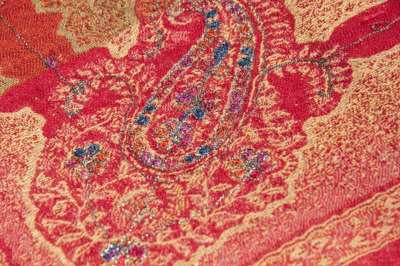 保暖毛毯 水煮羊毛披肩/針織圍巾/刺繡圍巾/羊絨披巾/喀什米爾Cashmere 聖誕節禮物 交換禮物 母親節 父親節-花