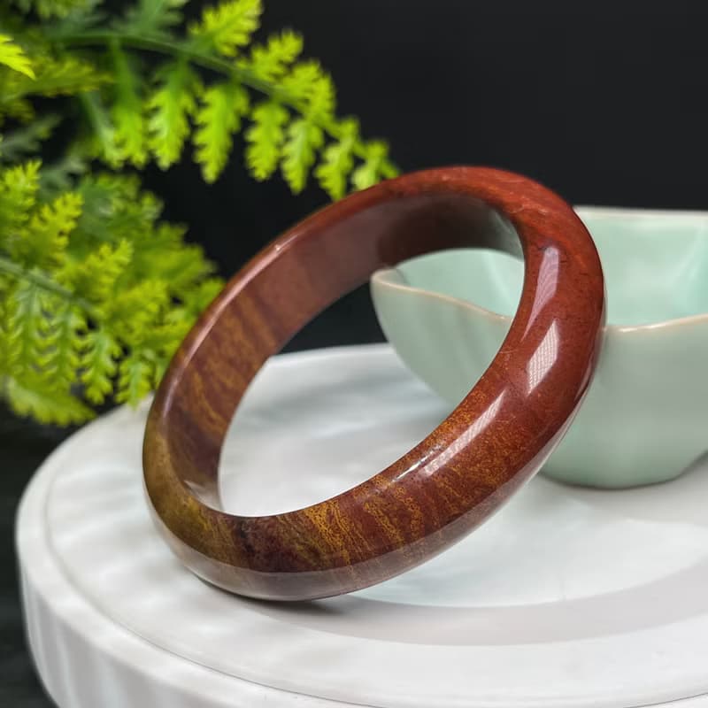 馬達加斯加海洋碧玉手鐲59MM 對稱天眼千層紋玉髓手環 心靈感悟