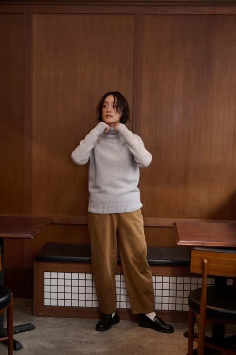 簡約卻能獨當一面 100% 喀什米爾羊毛高領毛衣 厚款 淺灰色