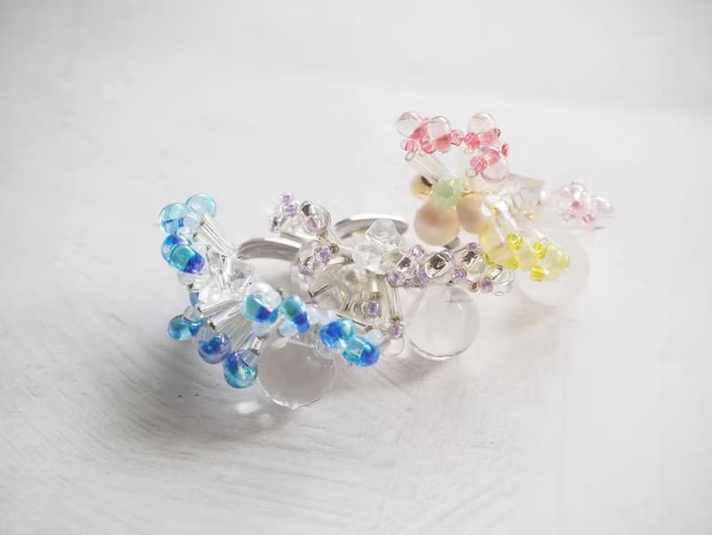 bloom  ring/ear cuff(gold)