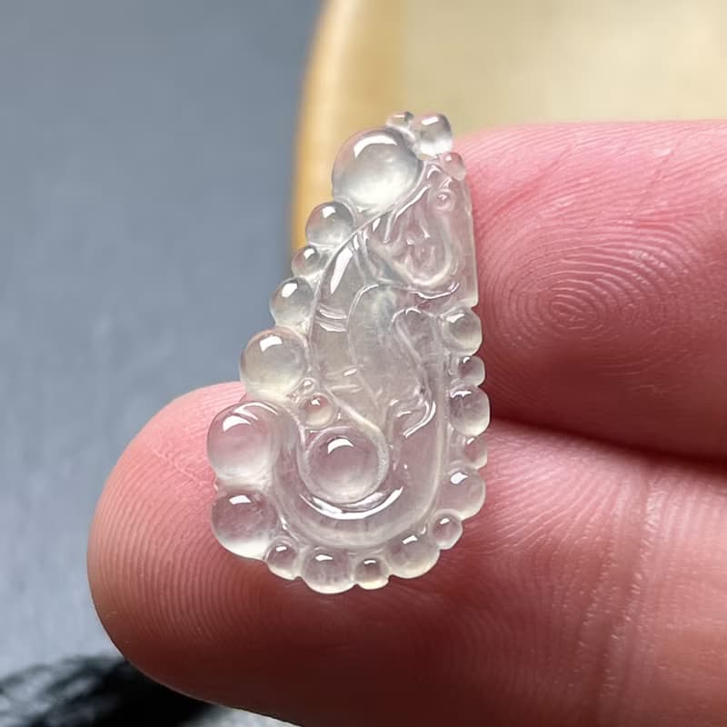 玻璃種翡翠懷古龍牌 | 天然緬甸玉A貨翡翠 | 送禮