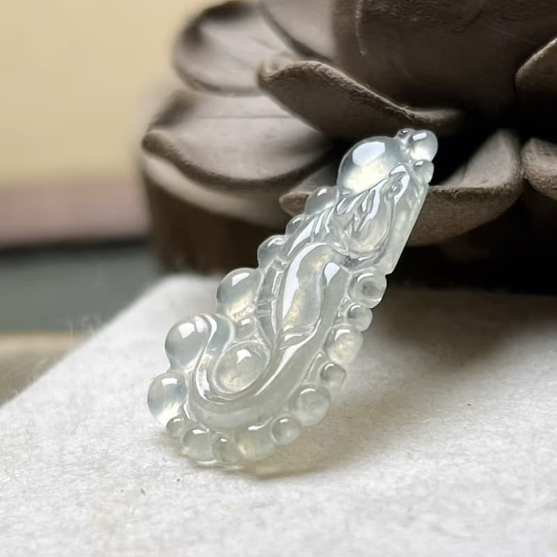 玻璃種翡翠懷古龍牌 | 天然緬甸玉A貨翡翠 | 送禮