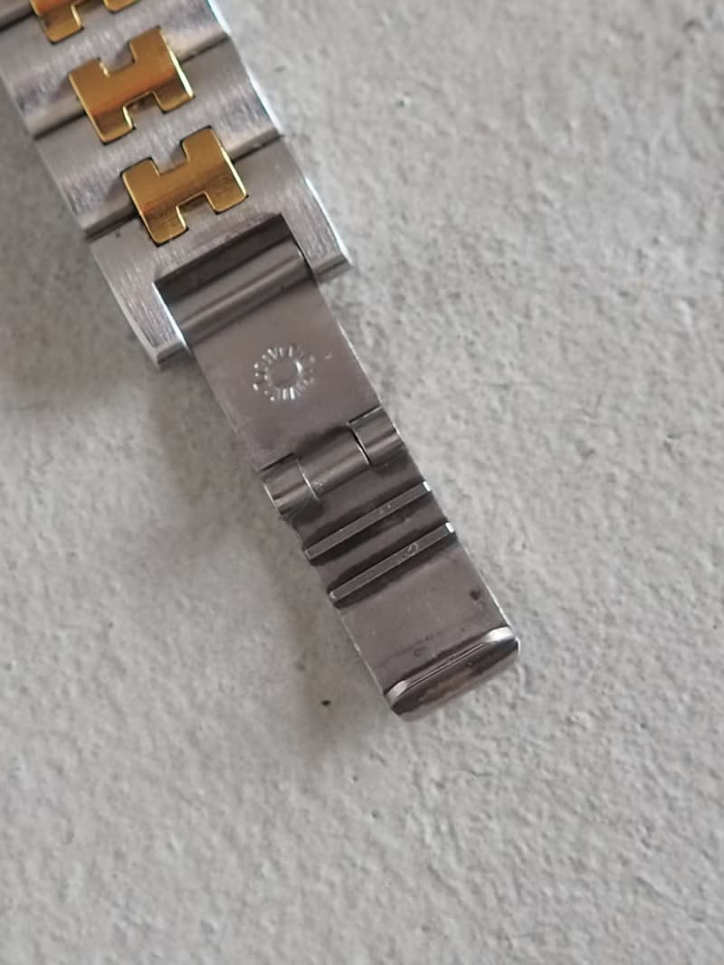 HERMES エルメス プロフィール ウォッチ 腕時計 シルバー ゴールド コンビ ヴィンテージ