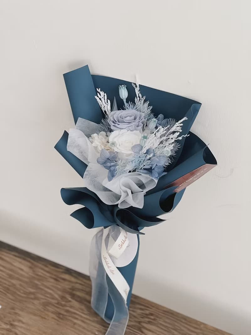 【永生玫瑰花花束】• 情人節/永生玫瑰花/永生玫瑰花花束/玫瑰花