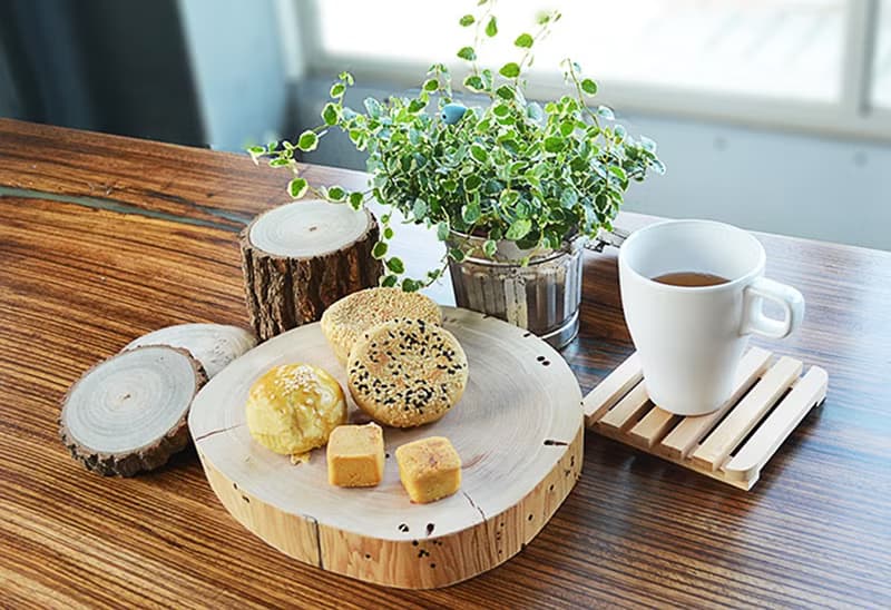 樟木鍋杯墊超值組(鍋墊x3 ,杯墊x5)