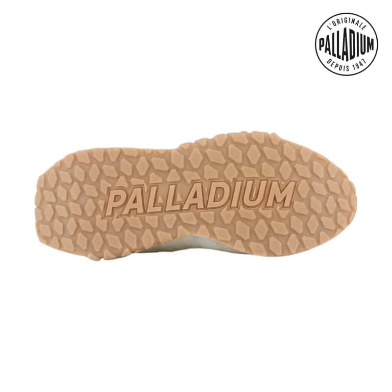 PALLADIUM TROOP RUNNER FLAME 復古拚色軍種潮鞋 白綠 74487